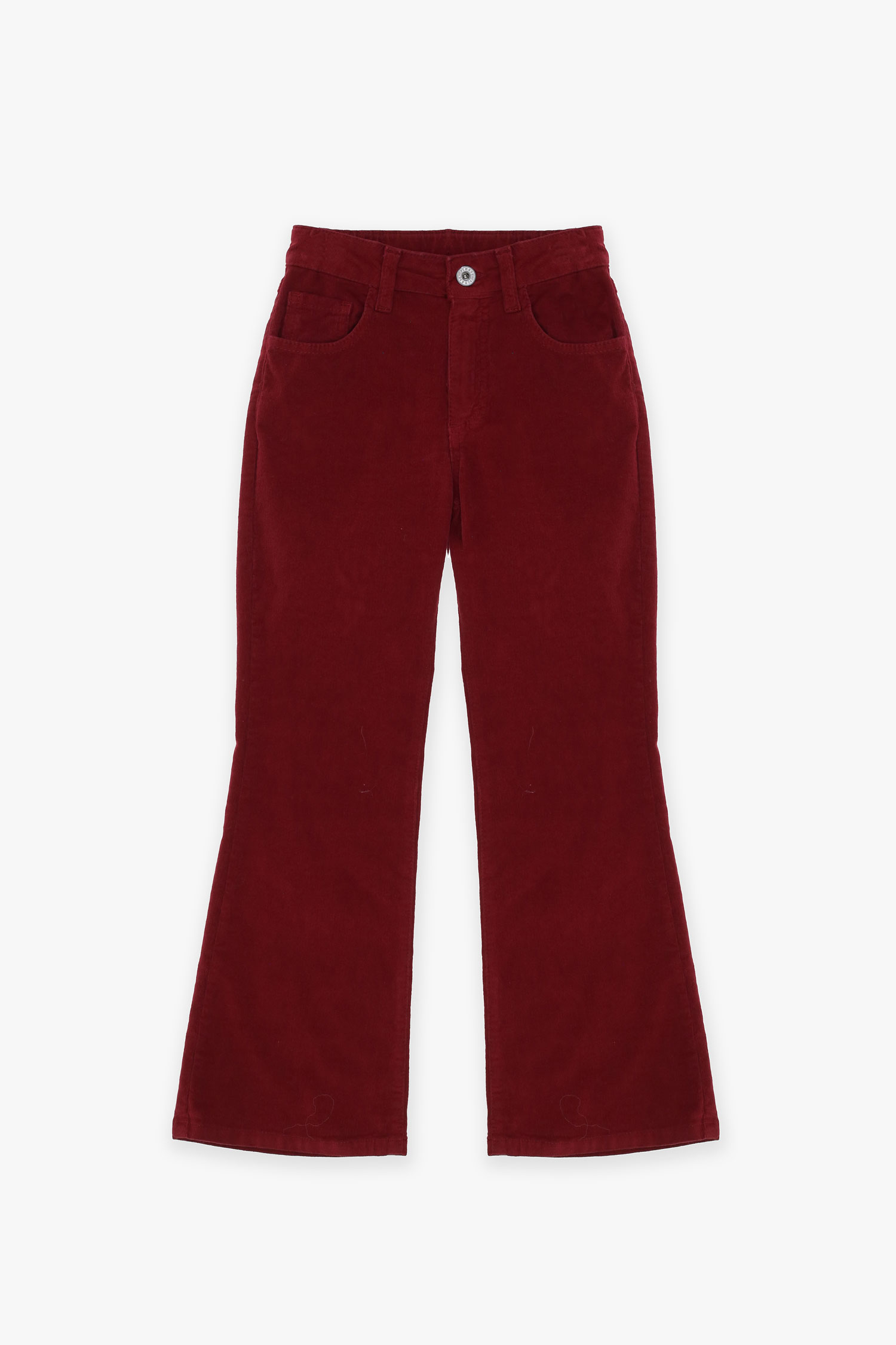 Image of Pantaloni flare bambina con cinque tasche060