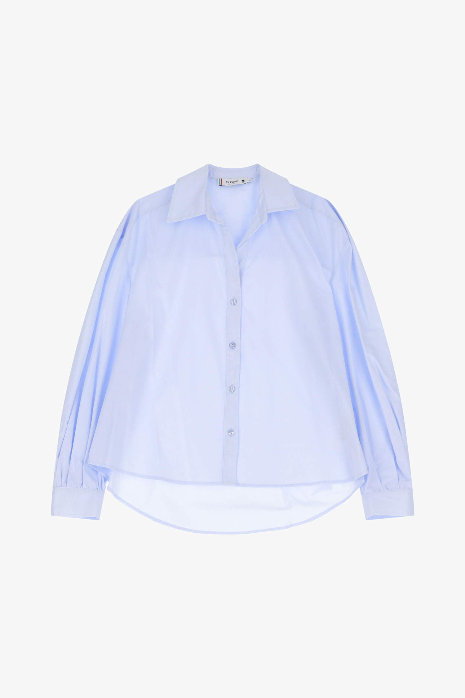 Image of Camicia con colletto classico e maniche volume060