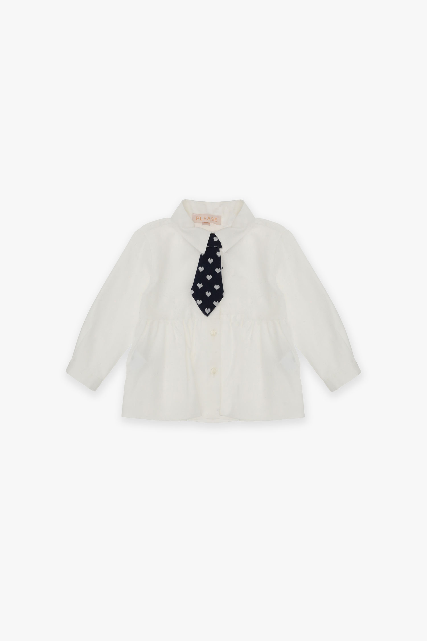 Image of Camicia baby con colletto e mini cravatta060