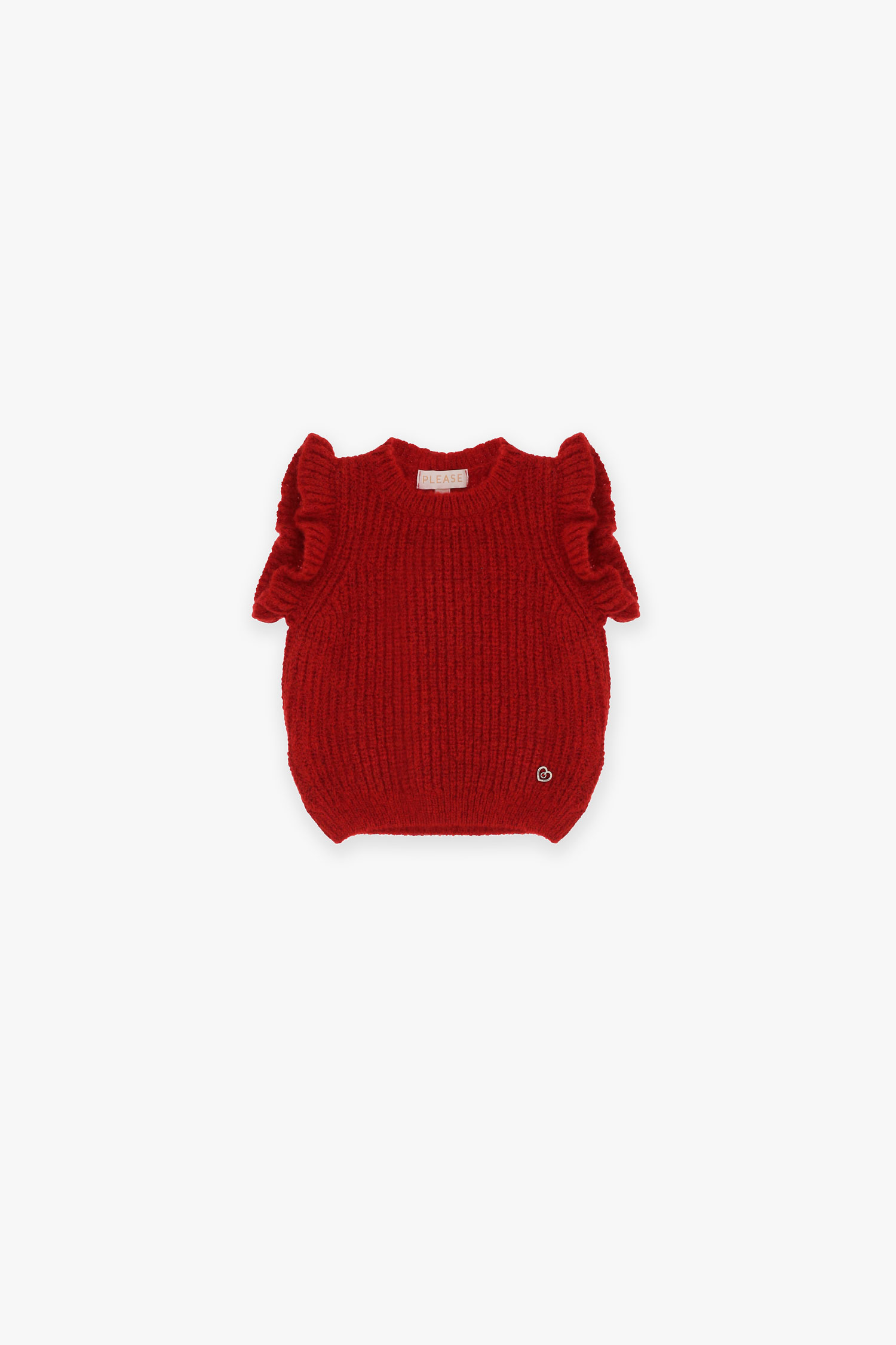 Image of Gilet baby a coste con volant060