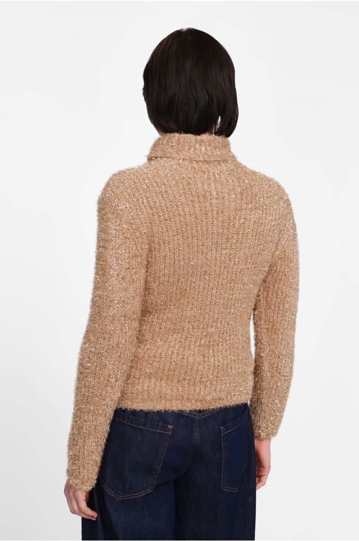 Soft turtleneck sweater long sleeves